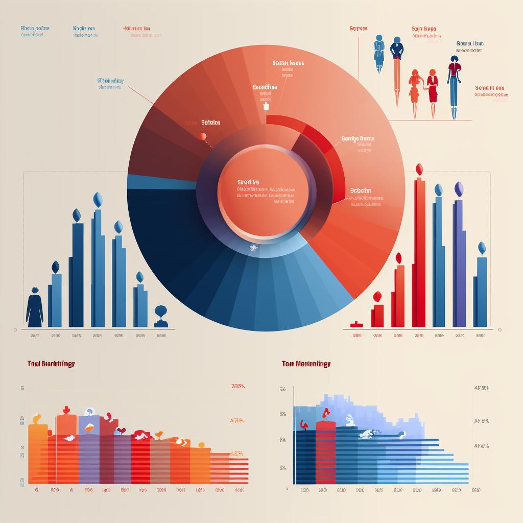 Demographic chart representing target audience